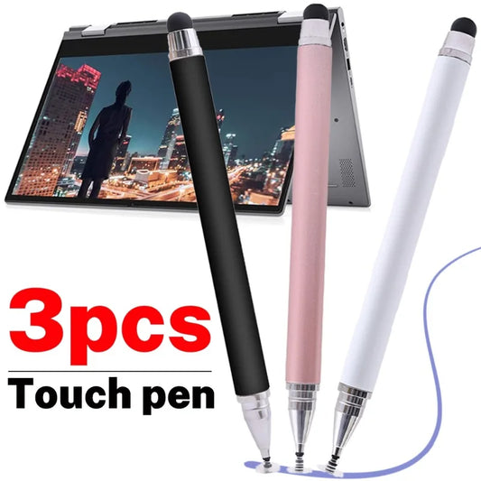 3/1Pcs Smart 2-in-1 Universal Capacitive Stylus Pen for Tablet & Phone - Compatible with iPhone & Android Touchscreens