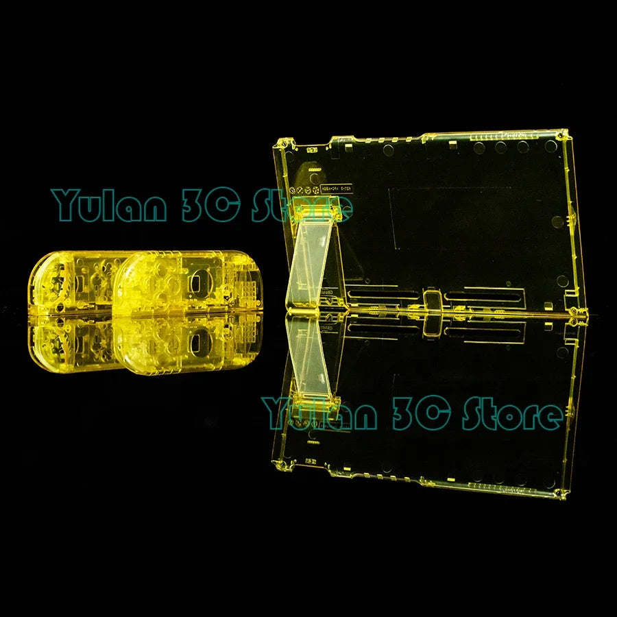 Nintendo Switch Transparent Replacement Housing Shell - DIY Console & Joy-Con Case for Left and Right Controllers