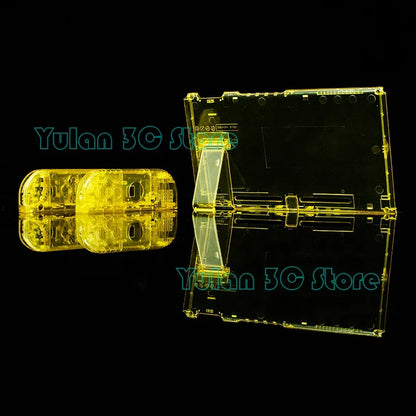 Nintendo Switch Transparent Replacement Housing Shell - DIY Console & Joy-Con Case for Left and Right Controllers