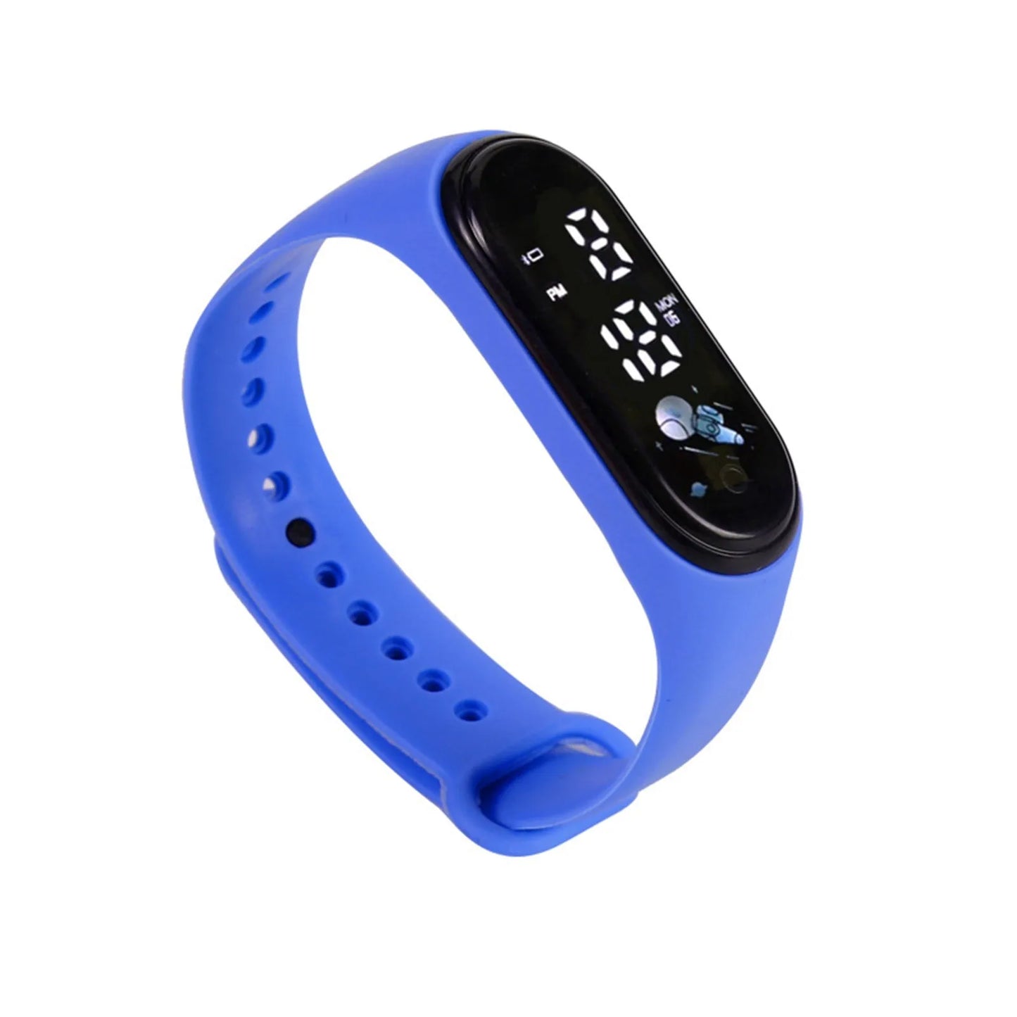 Kawaii Kids Smart Watch – Waterproof Digital Sports Watch for Boys & Girls with Silicone Strap