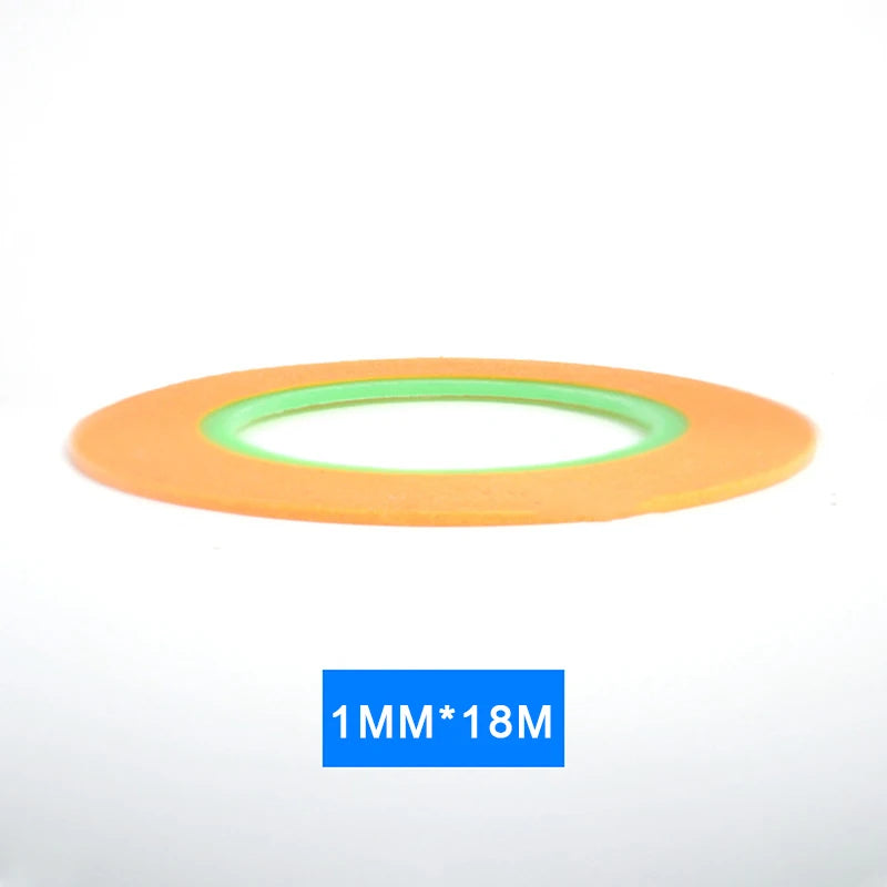 Model Spraying Ultra Fine DIY Masking Tape 1mm/2mm/3mm Wide - 18m Special Coating Covering Tape