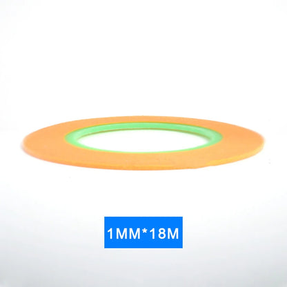 Model Spraying Ultra Fine DIY Masking Tape 1mm/2mm/3mm Wide - 18m Special Coating Covering Tape