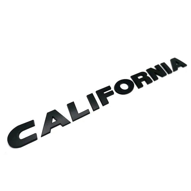 2020 California XXL Rear Lettering & 2019 California Ocean Trunk Emblem — Car Badge Replacement