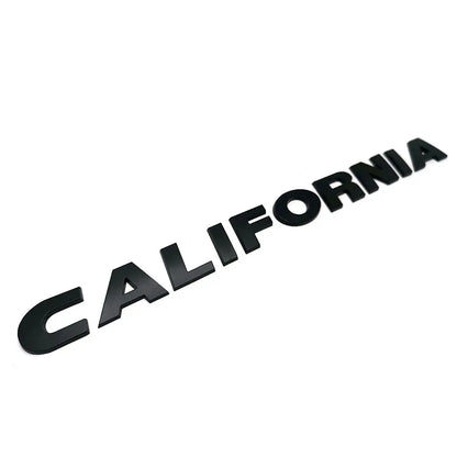 2020 California XXL Rear Lettering & 2019 California Ocean Trunk Emblem — Car Badge Replacement