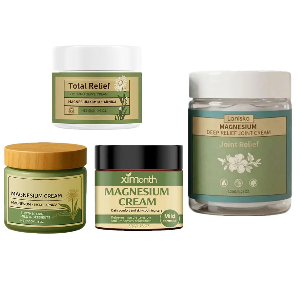 Magnesium Soothing Body Cream - Deep Moisturizing Muscle & Joint Comfort Cream for All Skin Types