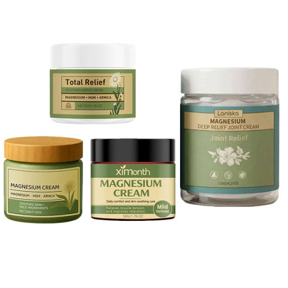 Magnesium Soothing Body Cream - Deep Moisturizing Muscle & Joint Comfort Cream for All Skin Types