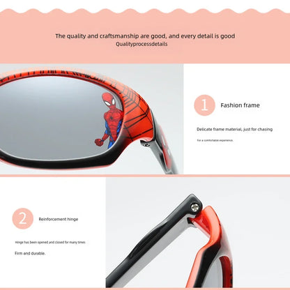 Spiderman Sunglasses Toy – Kids’ Marvel Avengers Cartoon Goggles, Cute Fashion Sunglasses Gift