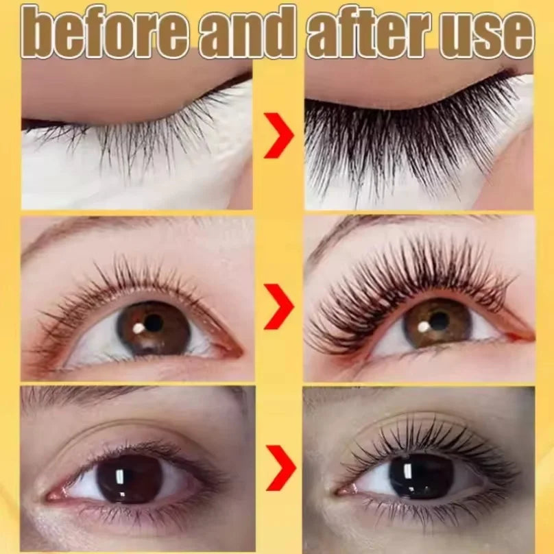 Fast Eyelash Growth Serum – 7-Day Natural Enhancer for Longer, Fuller, Thicker, Curled Lashes, Eye Care & Makeup