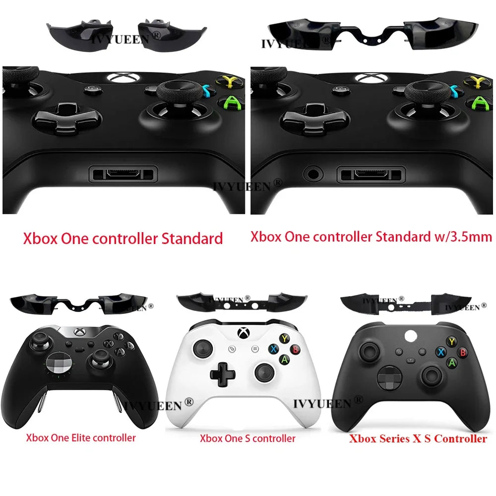 IVYUEEN 10-Pc Xbox One Series X/S Elite Controller Mod Kit – RB, LB Bumper & Trigger Button Replacement Accessories