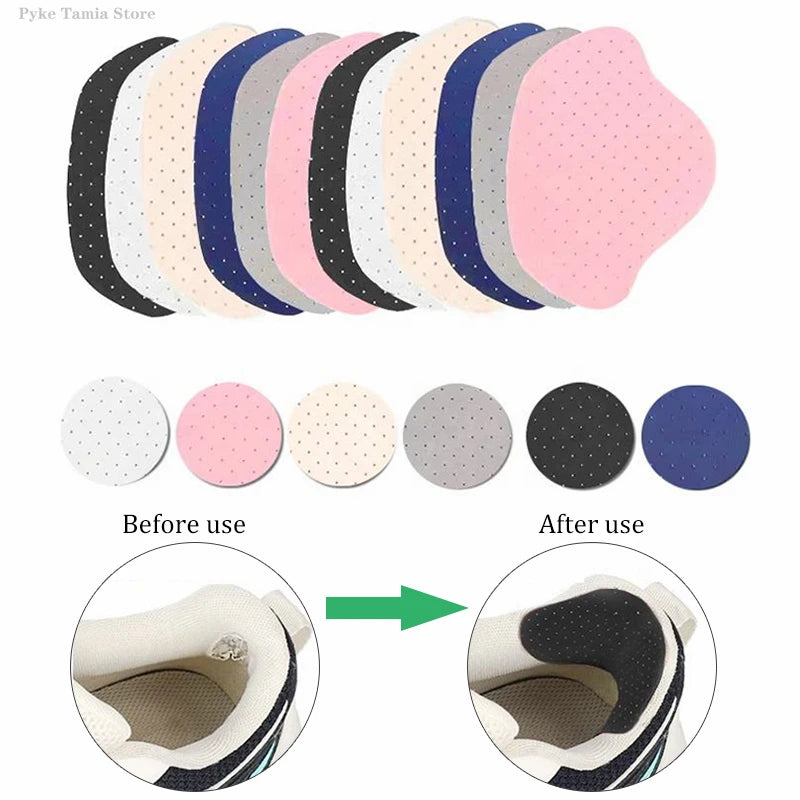4pcs Heel Repair Patches – Breathable Shoe Hole Repair Stickers, Anti-Wear Heel Pads & Insoles Protector Inserts for Sneakers Foot Care
