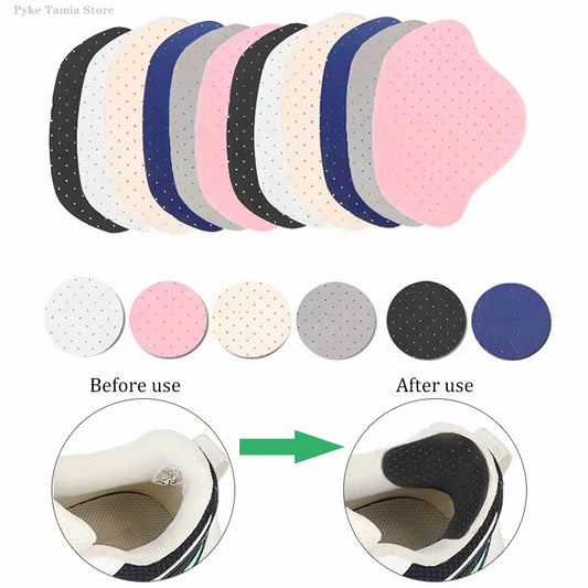 4pcs Heel Repair Patches – Breathable Shoe Hole Repair Stickers, Anti-Wear Heel Pads & Insoles Protector Inserts for Sneakers Foot Care
