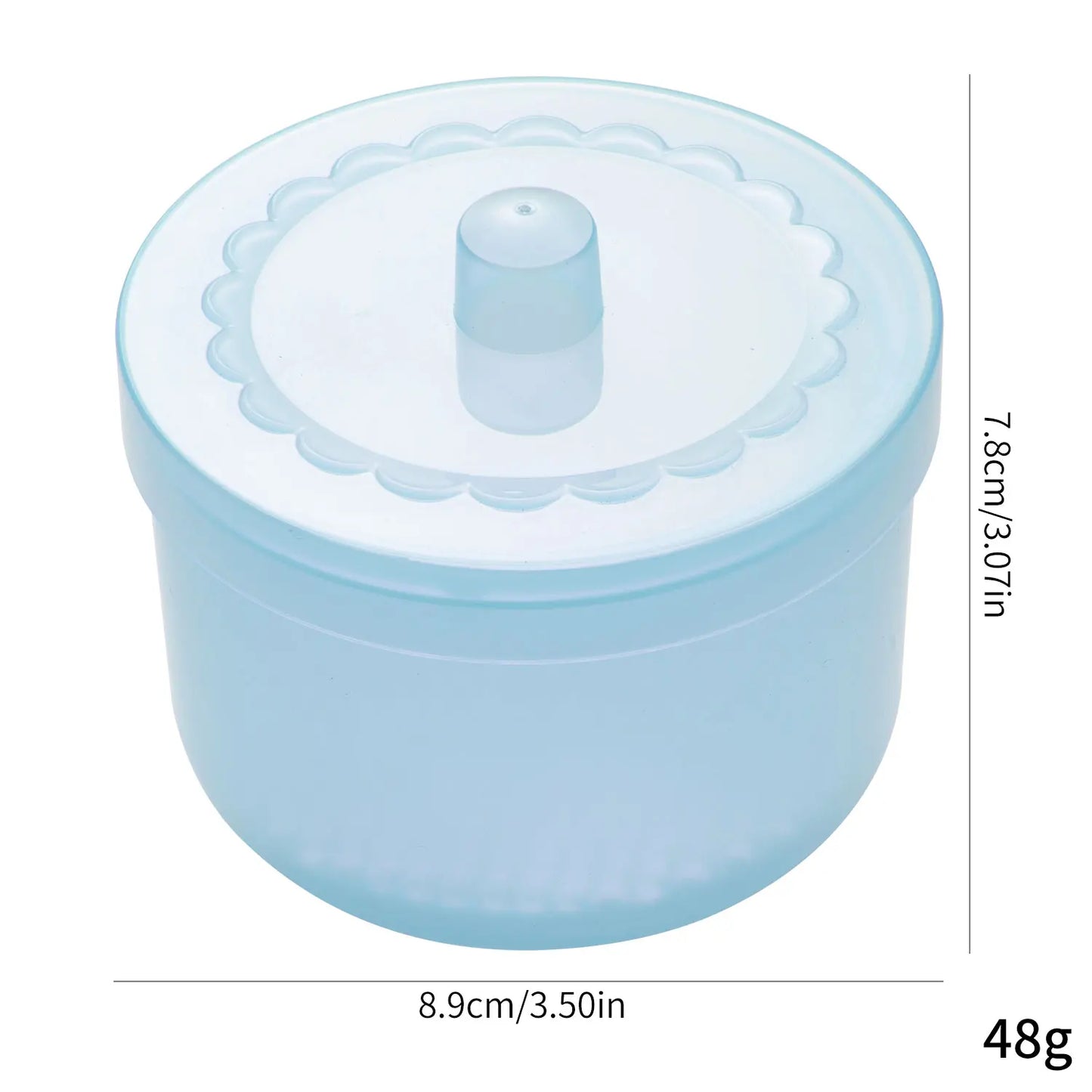 Nail Drill Bit Cleaning Box - Double-Layer Filtration Disinfection & Manicure Storage Case