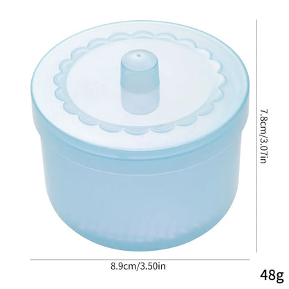 Nail Drill Bit Cleaning Box - Double-Layer Filtration Disinfection & Manicure Storage Case