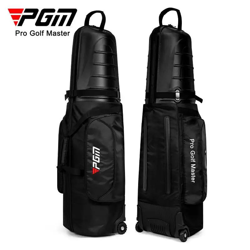 PGM Golf Aviation Bag – Hard Shell Anti-Collision Travel Bag with Roller Skating Belt, Men & Women, HKB014