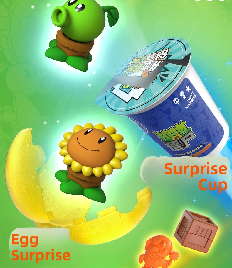 Plants vs Zombies Dave's Surprise House Toy Set – Collectible Figures with Interactive Play Features for Kids Gift