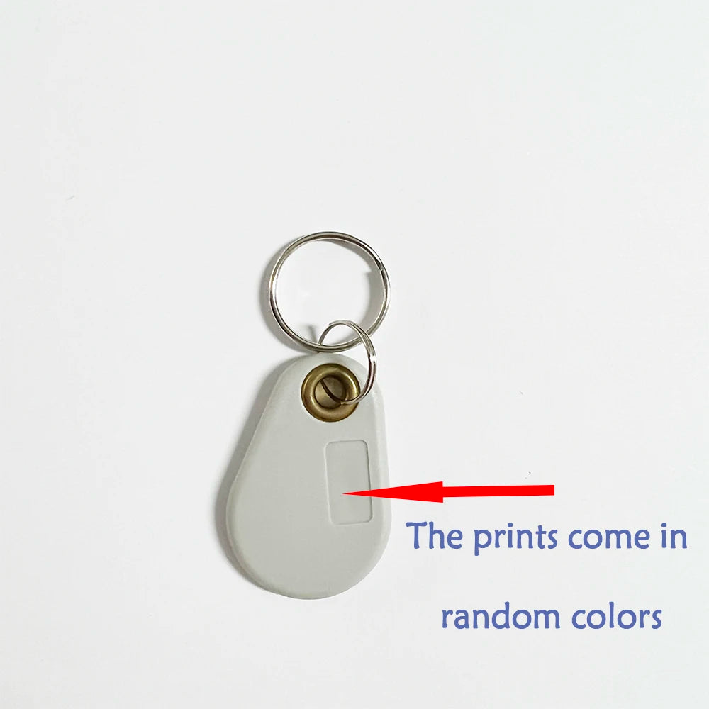 5/10PCS EM4305 T5577 RFID 125KHz Keyfobs – Rewritable Writable Duplicate Proximity ID Token Key Ring Cards