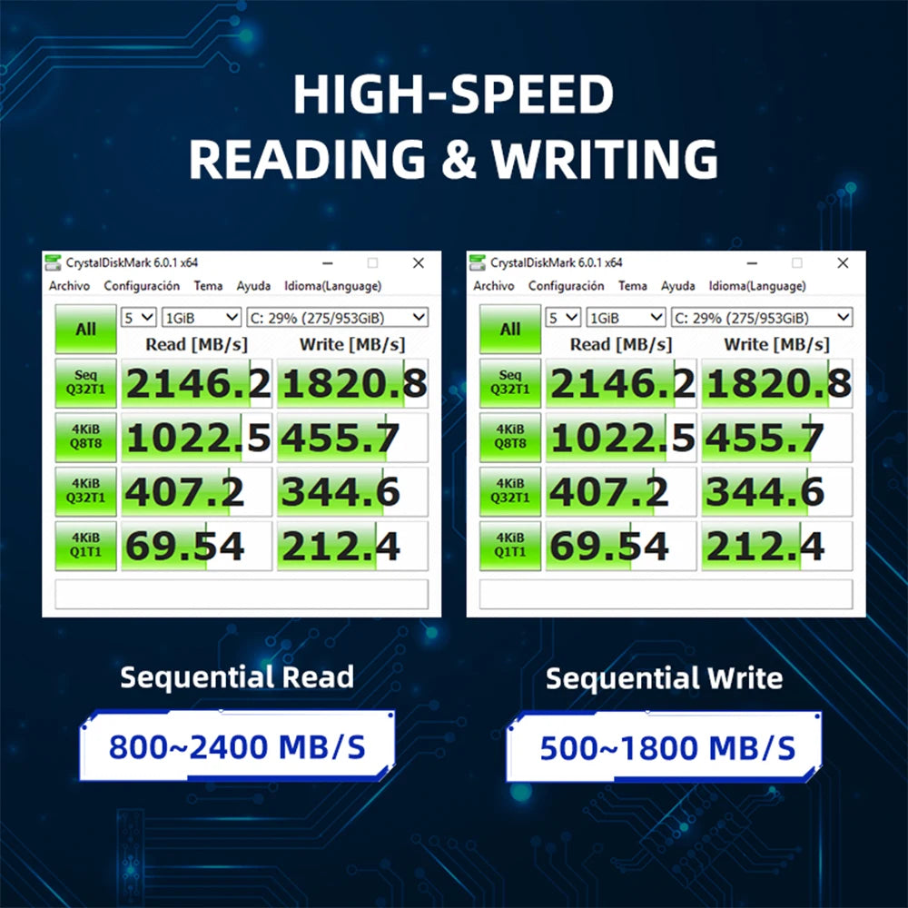 KingSpec M2 SSD NVMe – 128GB, 256GB, 512GB, 1TB PCIe 3.0 Internal Solid State Drive for Laptop & Desktop 2280