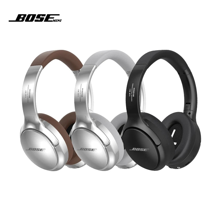 BOSEmini V901 Wireless Bluetooth Headset – Sports Gaming Headphones with Mic, Noise Cancelling Earbuds