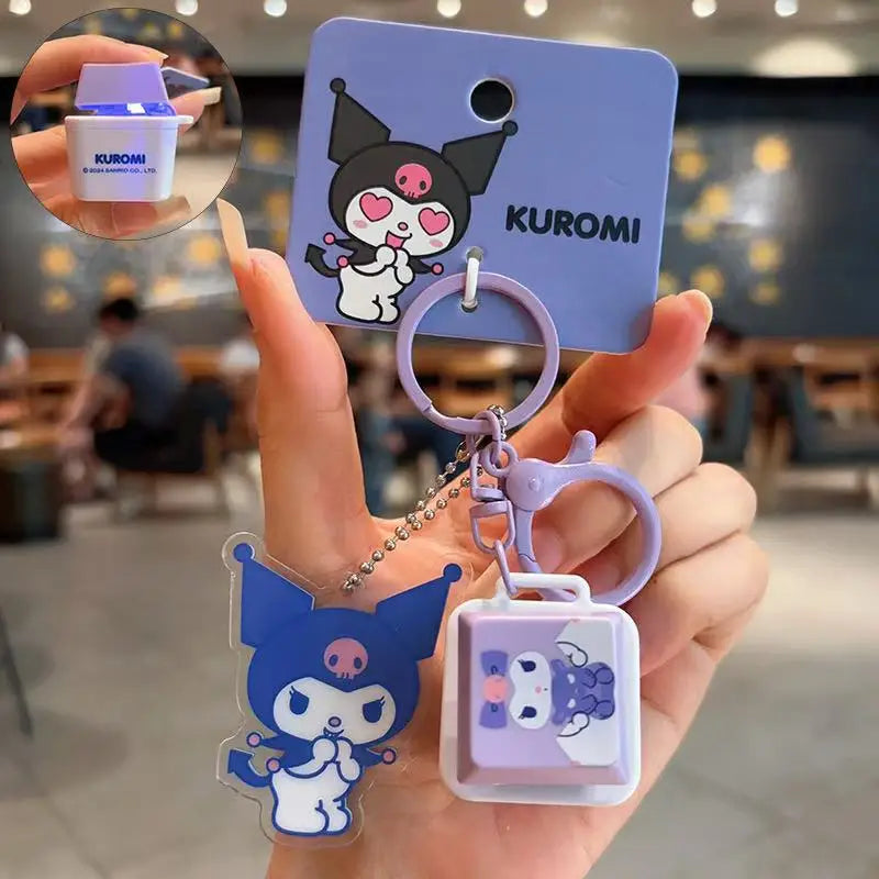 Sanrio Starlight Dance Series PVC Keychain – Hello Kitty, Cinnamoroll, My Melody & Kuromi Kawaii Doll Pendant Ornament Gift
