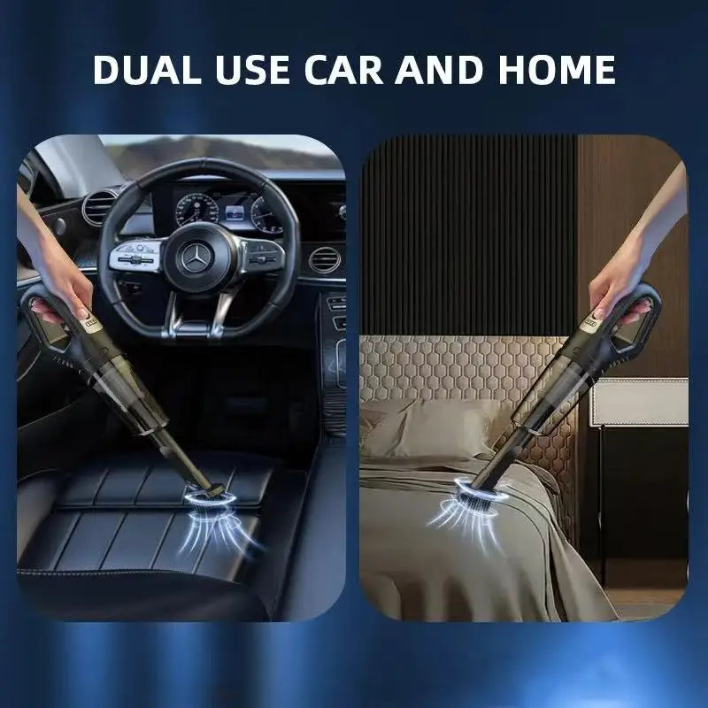 Wireless Handheld Vacuum Cleaner – Powerful Suction, Quick-Charge Rechargeable Cleaner for Car, Home & Pet Hair