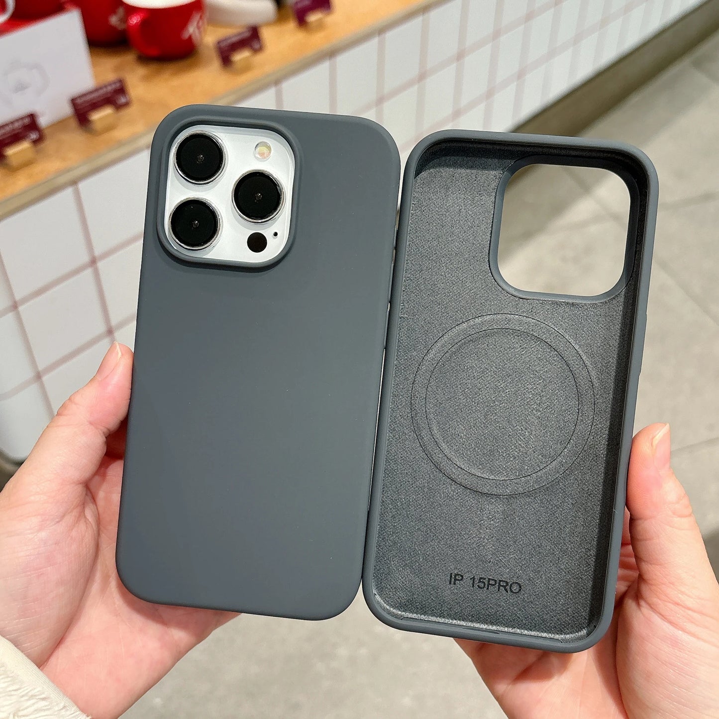 MagSafe Liquid Silicone Phone Case - Magnetic Wireless Charging Cover for iPhone 11-17 Series Pro Max Plus Models