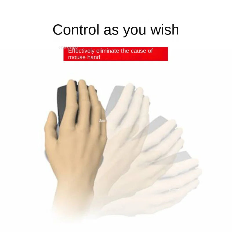 Ergonomic Silicon Gel Mouse Pad with Wrist Support – Non-Slip Streamline Mat for Office & Gaming PC
