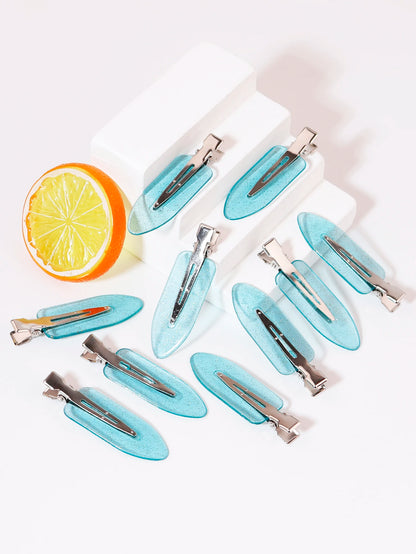 Seamless Transparent Hair Clips - 10-Piece Styling Clips for Wigs & Hair