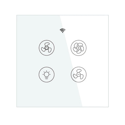 WiFi RF Smart Ceiling Fan Light – 2/3 Way Control, Speed Control, Smart Life/Tuya App, Alexa & Google Home Compatible