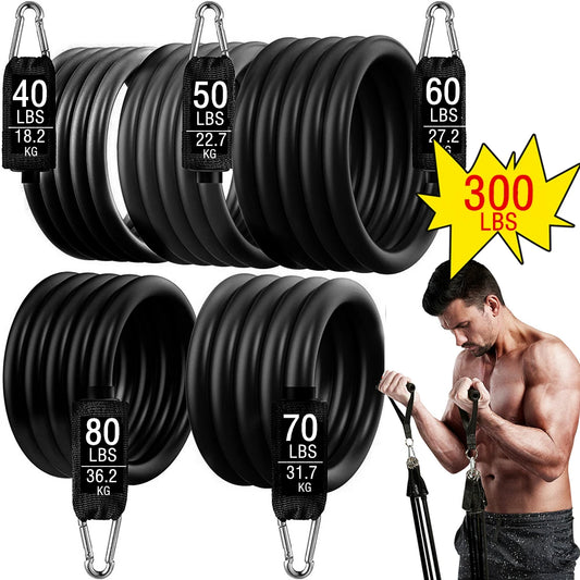 300lb Booty Resistance Band Set – Elastic Workout Harness for Home, Gym, Training & Dumbbell Exercises
