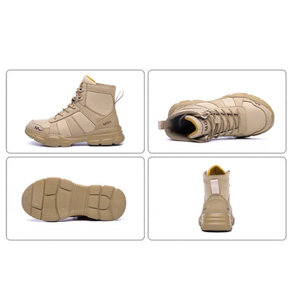 Indestructible Work Boots – Steel Toe Safety Shoes for Men & Women, Puncture-Proof, Non-Slip Sneakers for Work
