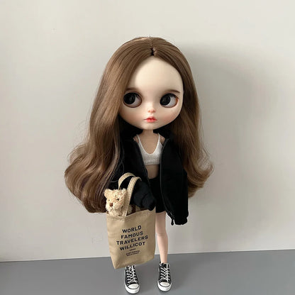 Blyth Doll Clothes — Sweater, Sports Hoodie, Jacket & Shorts for 1/6 Dolls