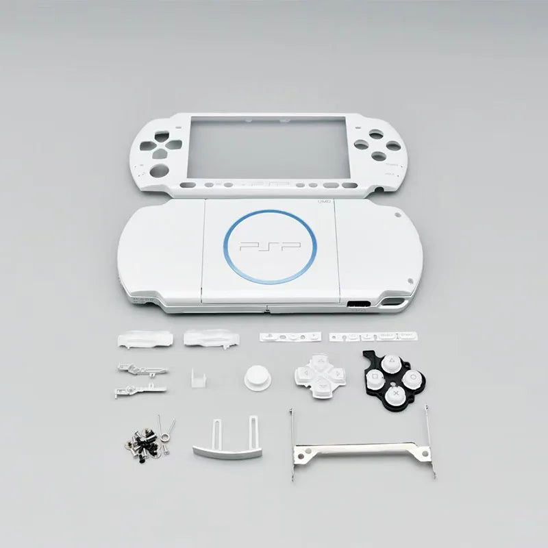 Replacement Faceplate Shell Case for PSP 3000 – Full Housing Cover with Buttons Kit for PSP3000 3006 3008