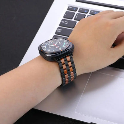 Stainless Steel Band for Samsung Galaxy Watch Ultra 2025 – Metal No-Gap 47mm Bracelet Strap