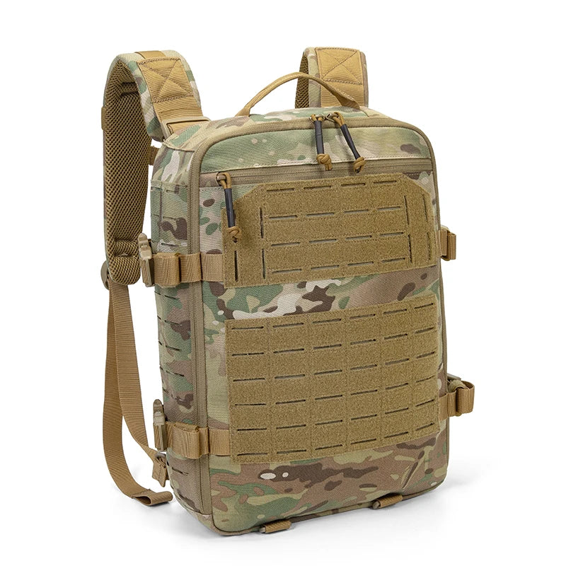 1000D Nylon Hunting Backpack – Lightweight Molle Plate Carrier Rucksack, Hiking & Sports Bag Compatible with Vest