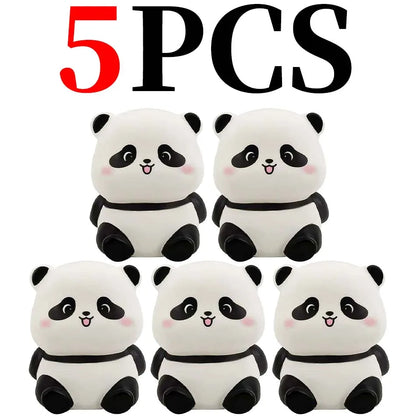 Panda LED Night Light - Cute Plastic Bedside Lamp for Kids, Bedroom & Living Room Decor