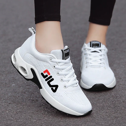 New Women's Running Shoes – Breathable Mesh, Air Cushion Lace-Up Sports Sneakers for Summer