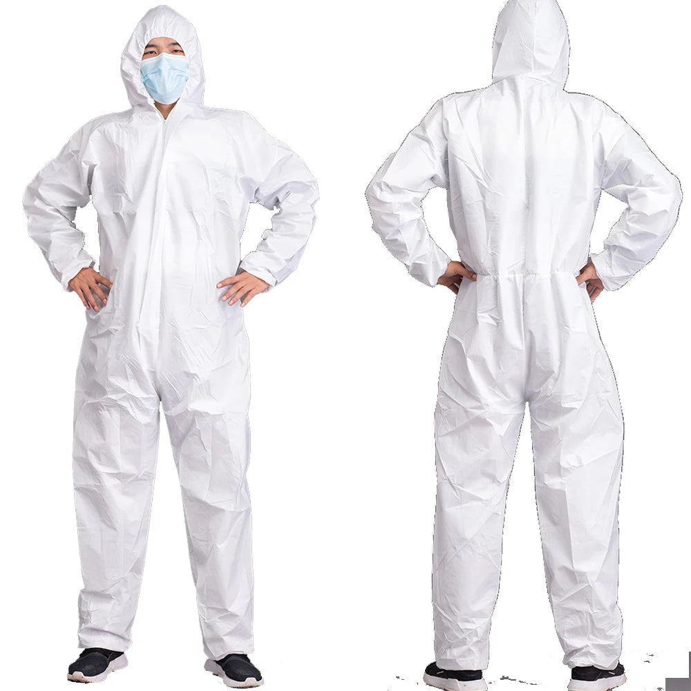 Disposable Breathable Work Safety Clothing – Dustproof, Water, and Oil-Resistant Overall Suit for Spray Painting and Decorating