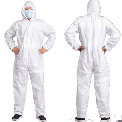 Disposable Breathable Work Safety Clothing – Dustproof, Water, and Oil-Resistant Overall Suit for Spray Painting and Decorating