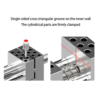 MAZHA T0010 Mini Table Vise - 2-in-1 Adjustable Precision Clamp for Modeling Hobby DIY Projects
