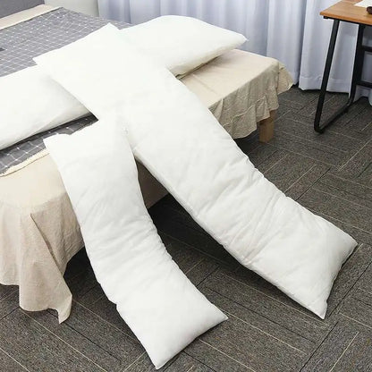 60x180CM Dakimakura Body Pillow – 60x170CM Long Hugging Pillow Core, White Cushion Cover for Anime Bedding & Sleep Support