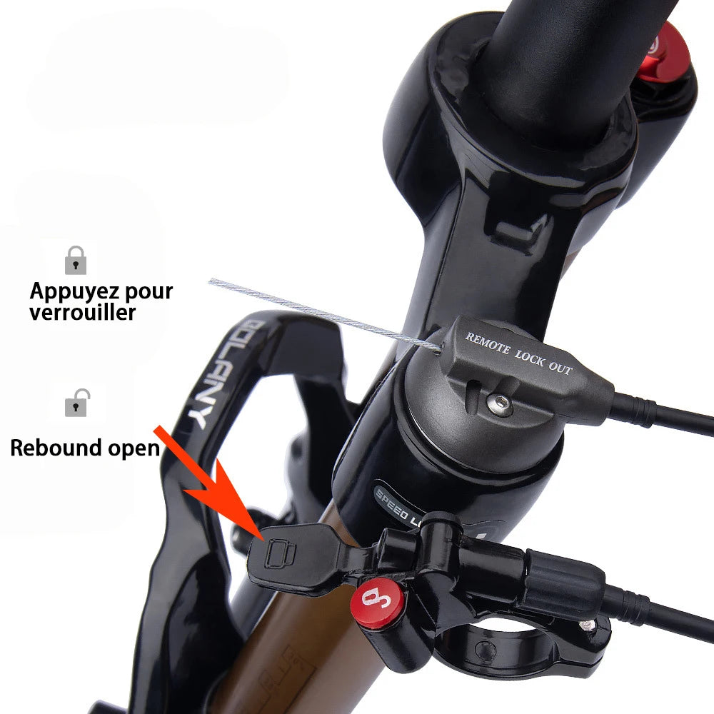 BOLANY Mountain Bike Fork – 29 Inch MTB Air Suspension, Shock Absorbing Fork for Downhill & MTB Bikes
