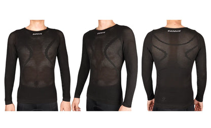 DAREVIE Cycling Base Layer - Seamless Compression Full Sleeve Underwear, Breathable MTB & Road Bike Vest (2023)