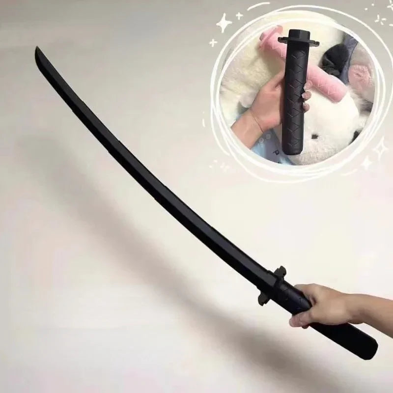 3D Printed Gravity Samurai Sword Knife - Retractable Katana, Scalable Decompression Toy, Cosplay Prop, Stress Relief Decor Craft