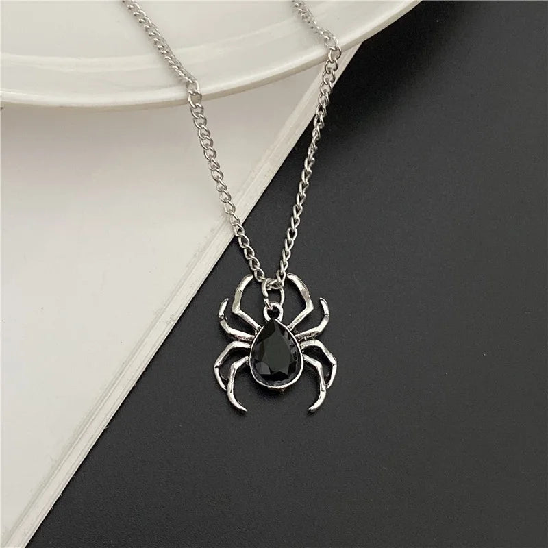 Punk Gothic Big Cross Pendant Necklace – Irregular Clavicle Chain Aesthetic Jewelry for Women & Men