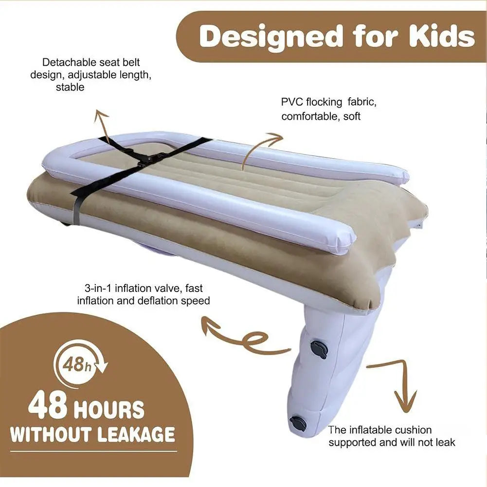 Portable Toddler Airplane Bed – Travel & Car Sleeping Mattress for Kids and Babies