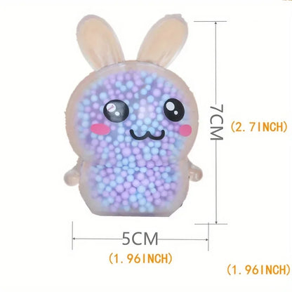 Squishy Bunny Stress Balls – Colorful Rabbit Fidget Toy for Kids & Girls, Perfect for Easter Basket Stuffers