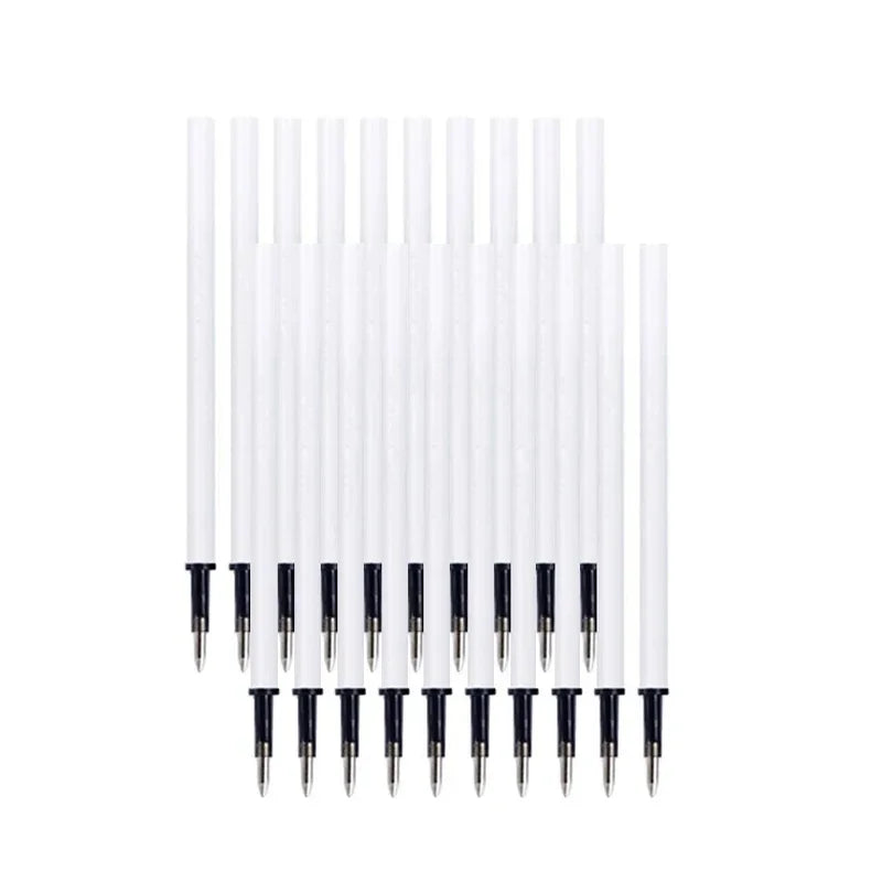 0.5mm Retractable Erasable Gel Pens Set – Black & Blue Ink with Refills, Built-in Eraser, Office & Exam Stationery Kit