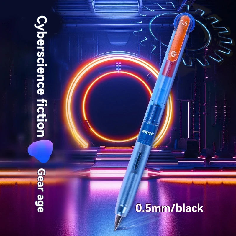 Rotating Gears Gel Pen - Cute Creative Smooth Grip Pen for School & Office