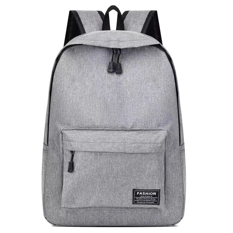 Trendy Minimalist Large Capacity Backpack for Men & Women – Versatile School, Travel & Laptop Bag, Washable Unisex Design