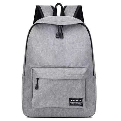Trendy Minimalist Large Capacity Backpack for Men & Women – Versatile School, Travel & Laptop Bag, Washable Unisex Design